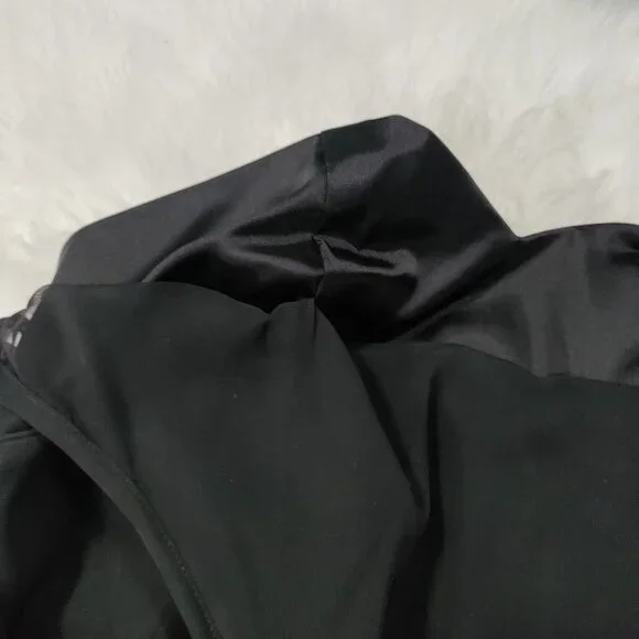 Vintage New Image Luxgoth Wedding Formal Cutout Maxi Dress Black Womens Size 12 - Picture 9 of 13